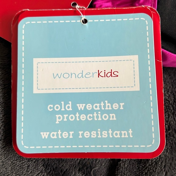 WonderKids 4in1 Toddler Jacket 18M Weather-Resistant Hot Pink/Black/White - Picture 11 of 12